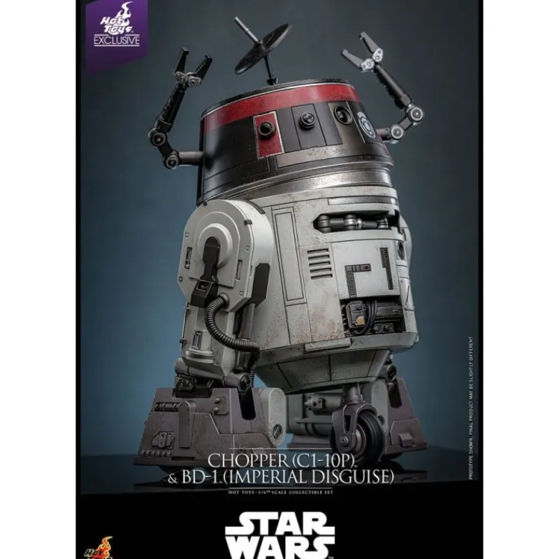 New Set Figuras Star Wars Chopper y BD-1 (Disfraz Imperial) 18 cm y 8 cm Regalos Star Wars Por Personaje |Replicas Y Coleccionismo Star Wars