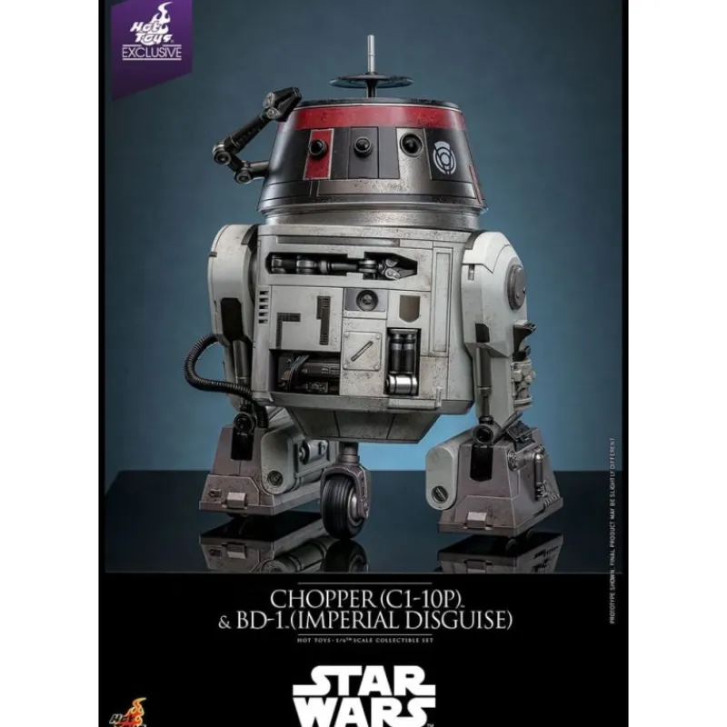 New Set Figuras Star Wars Chopper y BD-1 (Disfraz Imperial) 18 cm y 8 cm Regalos Star Wars Por Personaje |Replicas Y Coleccionismo Star Wars