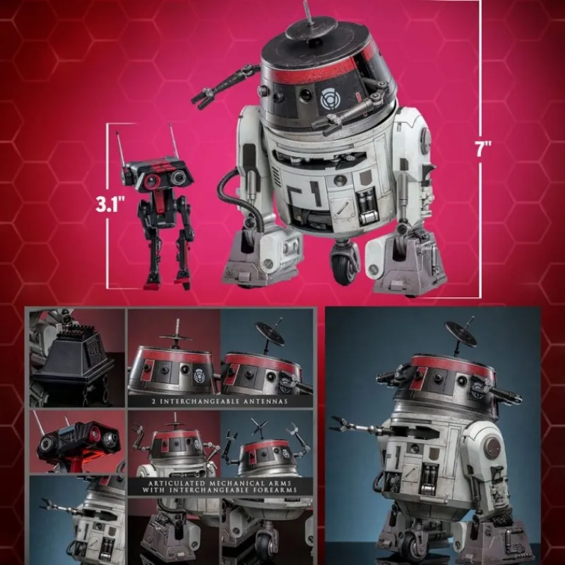 New Set Figuras Star Wars Chopper y BD-1 (Disfraz Imperial) 18 cm y 8 cm Regalos Star Wars Por Personaje |Replicas Y Coleccionismo Star Wars