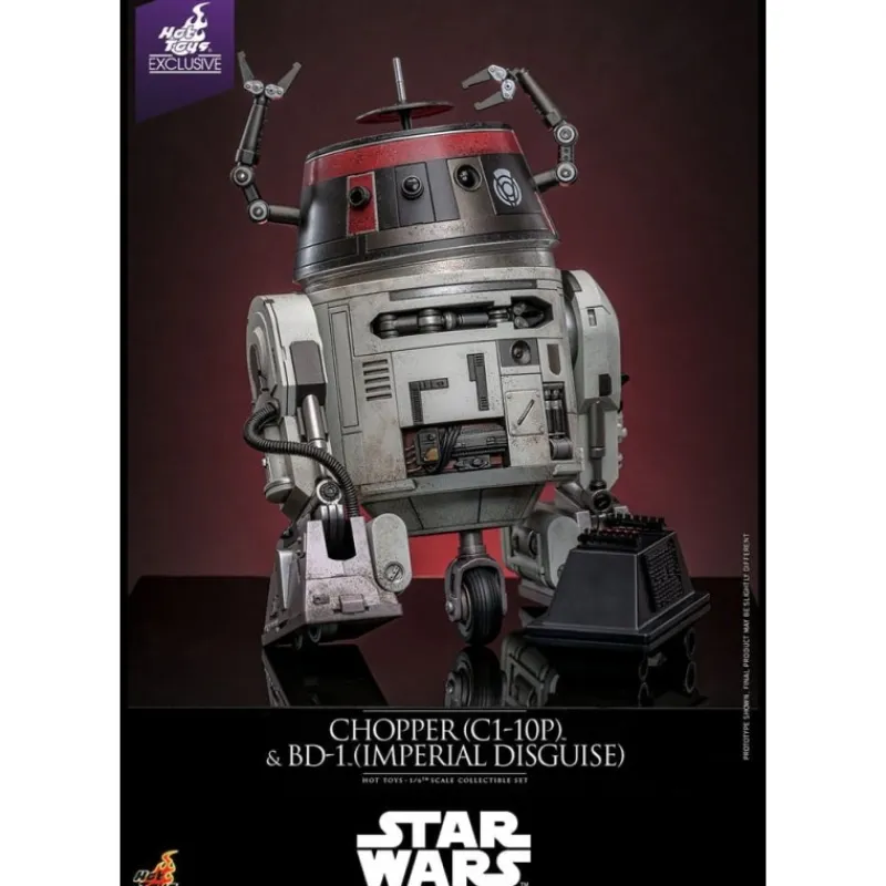 New Set Figuras Star Wars Chopper y BD-1 (Disfraz Imperial) 18 cm y 8 cm Regalos Star Wars Por Personaje |Replicas Y Coleccionismo Star Wars