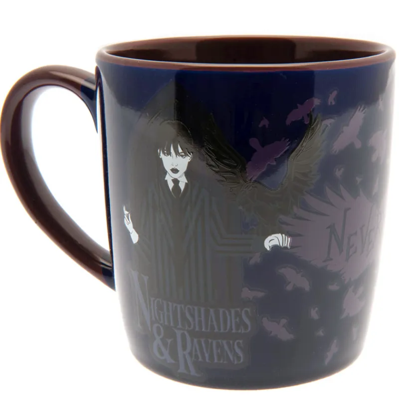 Clearance Set lata regalo Miércoles taza y posavasos Miércoles Addams