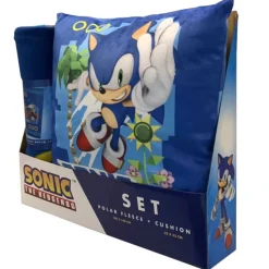 Otros Fabricantes Regalos Y Coleccionismo Para Gamers - Cosas De Videojuegos Míticos|Descuentos Gaming^Set manta y cojin Sonic