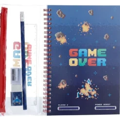 Puckator Regalos Y Coleccionismo Para Gamers - Cosas De Videojuegos Míticos|Descuentos Gaming^Set Papeleria Game Over Retrogaming