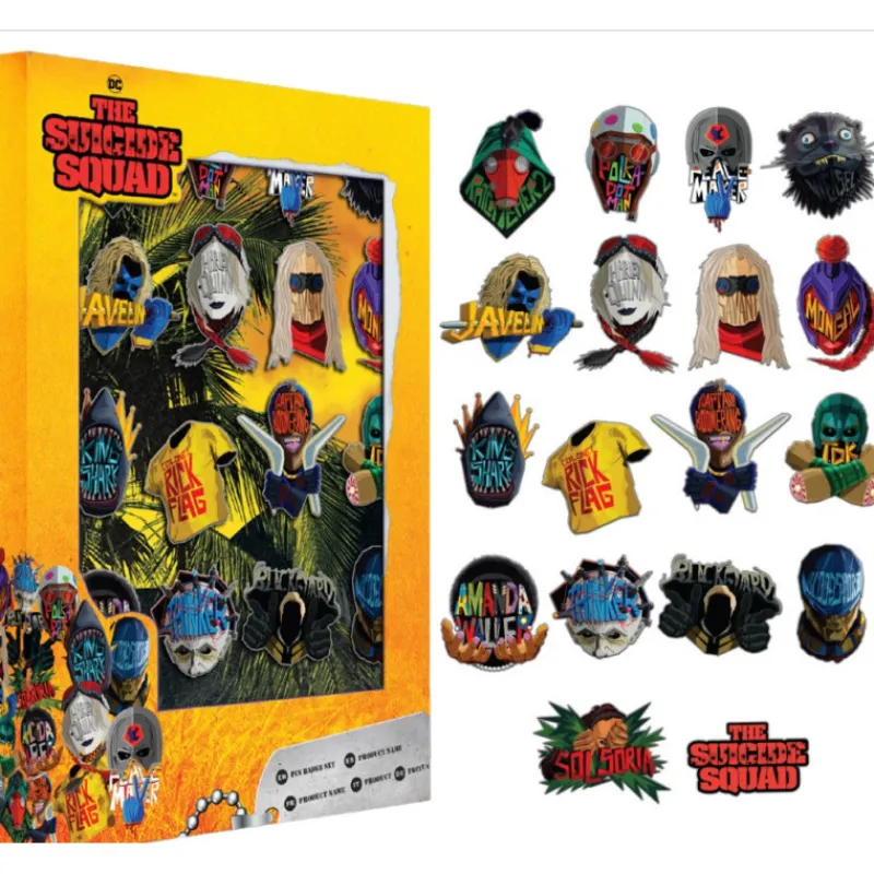 Numskull Complementos Dc^Set Pins DC Cómics Escuadrón Suicida