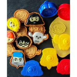 Cinereplicas Harry Potter Hogar^Set sellos para Galletas Harry Potter Kawaii