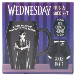 Online Set Taza y Calcetines Ataúd de Miércoles Addams Miércoles Addams