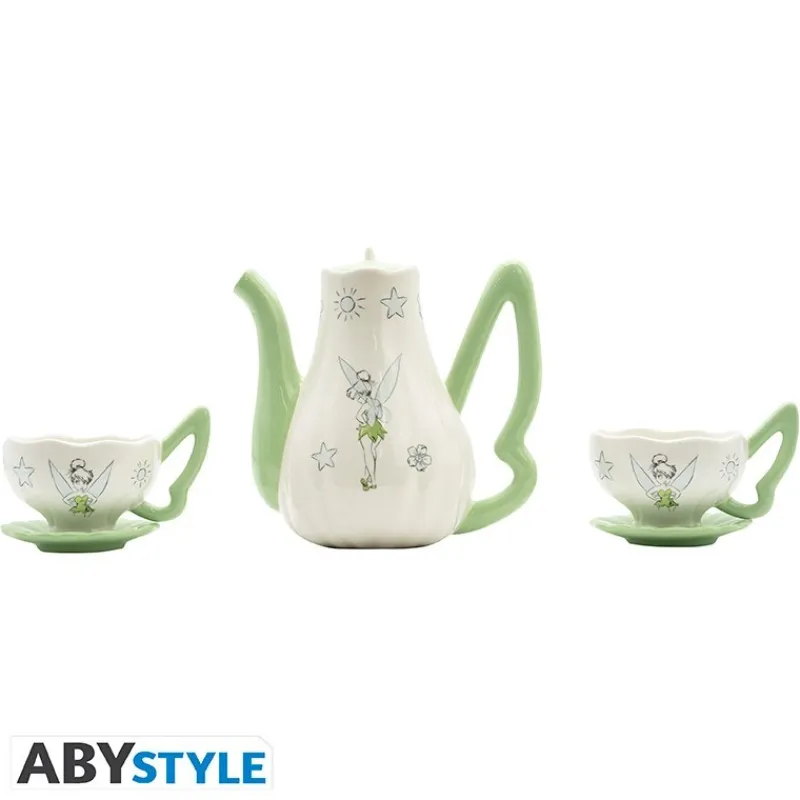 Abystyle Películas Y Personajes De Disney ·Campanilla Y Peter Pan^Set Tetera y Tazas Campanilla Disney