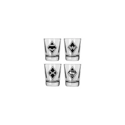 New Set vasos chupitos logos Batman v Superman Dc Hogar