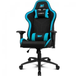 Sale Silla Gaming DR110 Negro Azul con Reposabrazos 4D Sillas Gaming