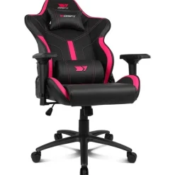 Clearance Silla Gaming DR350 Negra y Rosa Sillas Gaming