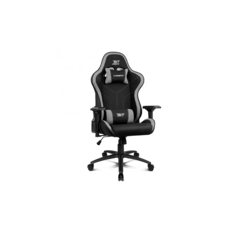 Hot Silla Gaming DR110 Tejido Negro y Gris Sillas Gaming