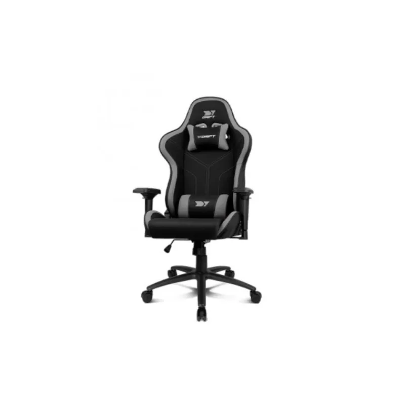 Hot Silla Gaming DR110 Tejido Negro y Gris Sillas Gaming
