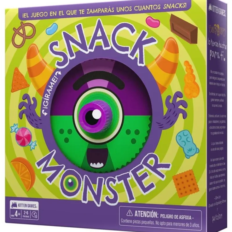 Snack Monster - Juego de Mesa para Niños desde 4 Años Juguetes, Figuras Y Más Regalos Para Peques|Juegos, Peluches Y Chuches