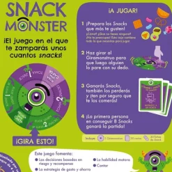Snack Monster - Juego de Mesa para Niños desde 4 Años Juguetes, Figuras Y Más Regalos Para Peques|Juegos, Peluches Y Chuches