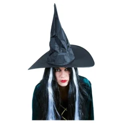 Disfrazzes Complementos Para Disfraces|Accesorios Halloween Y Terror ^Sombrero Bruja negro infantil