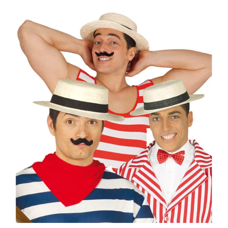 Outlet Sombrero Canotier o Gondolero Sombreros Y Cascos Para Disfraces