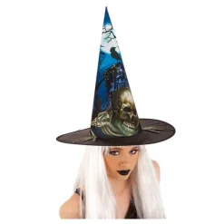 Disfrazzes Complementos Para Disfraces|Accesorios Halloween Y Terror ^Sombrero de Bruja Cementerio