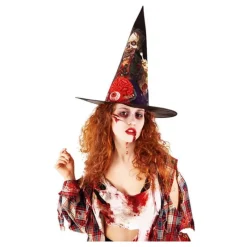 Disfrazzes Complementos Para Disfraces|Accesorios Halloween Y Terror ^Sombrero de Bruja Zombie