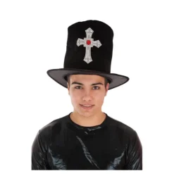 Discount Sombrero de Vampiro con Cruz para hombre Sombreros Y Cascos Para Disfraces |Accesorios Halloween Y Terror