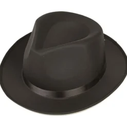 Sombrero Negro de Gánster Ajustable Sombreros Y Cascos Para Disfraces