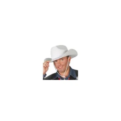 New Sombrero Vaquero o Cowboy de fieltro blanco Sombreros Y Cascos Para Disfraces |Disfraces Unisex