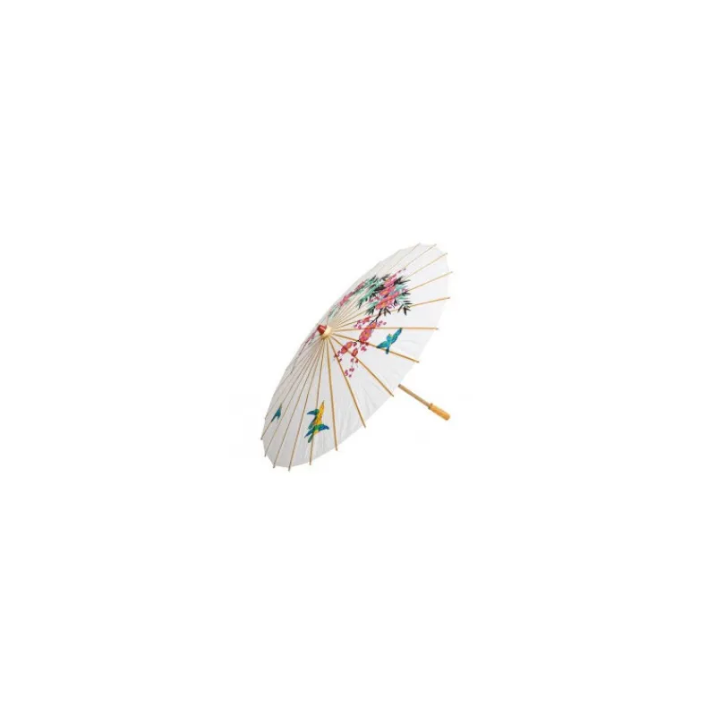 Best Sombrilla china de papel con dibujos 56 cm Complementos Para Disfraces|Disfraces Unisex