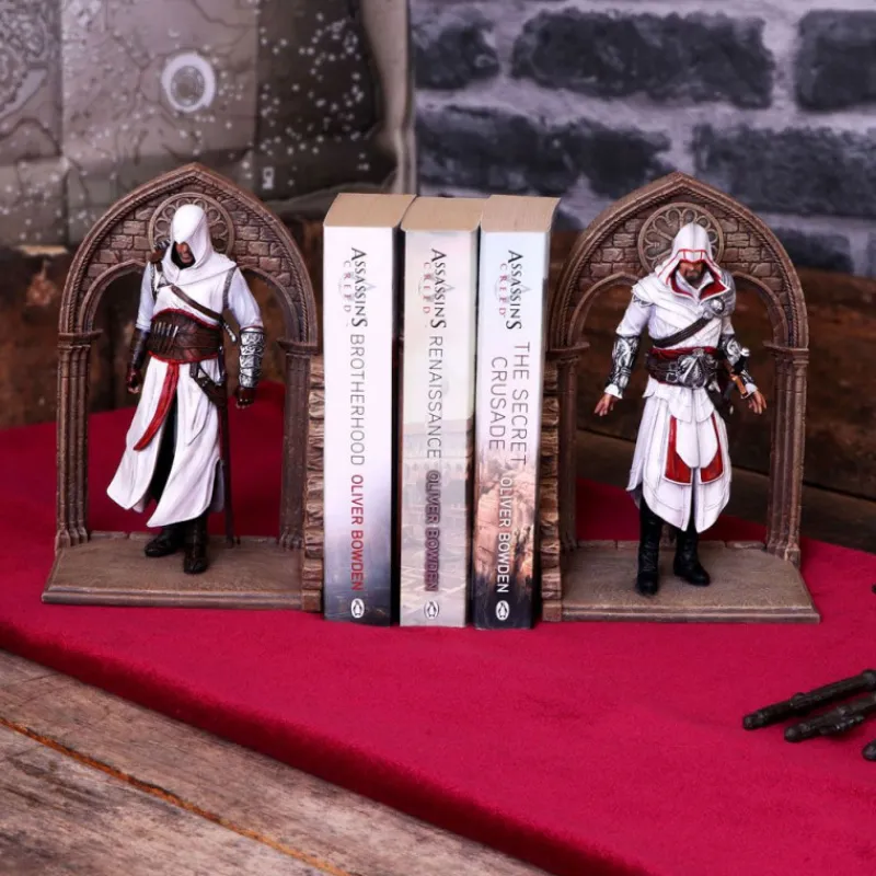 Outlet Soporta libros Assassin's Creed Altair y Ezio 24 cm Regalos Assassin'S Creed|Regalos Y Coleccionismo Para Gamers - Cosas De Videojuegos Míticos