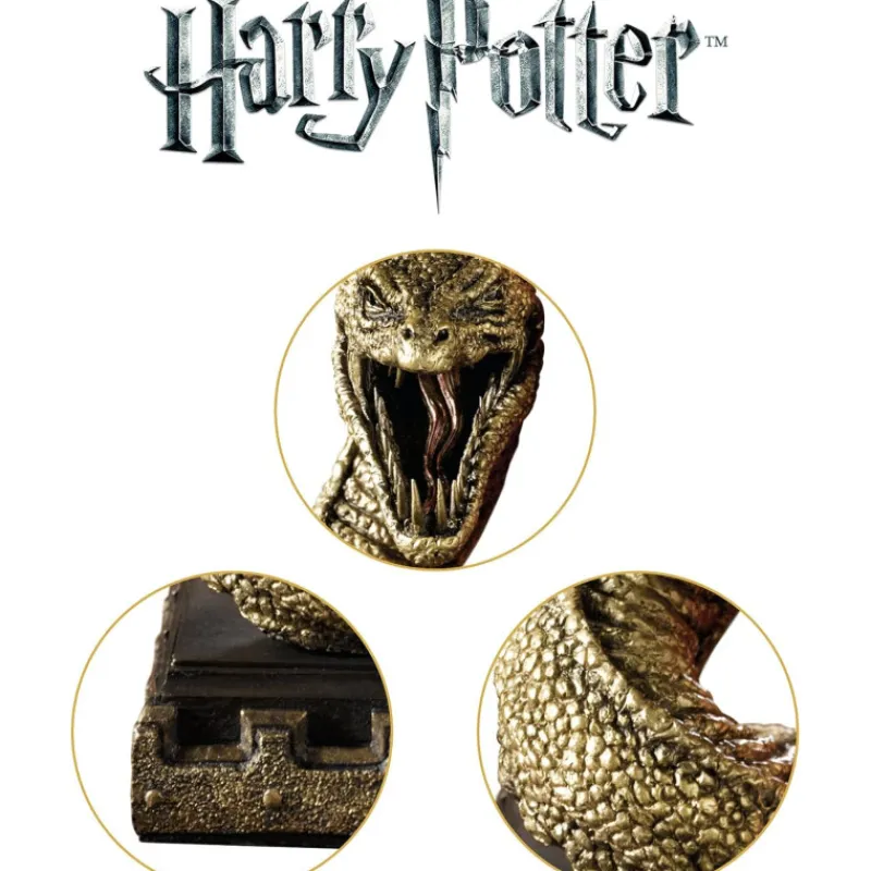 The Noble Collection Figuras Harry Potter|Harry Potter Hogar^Soporte de libros Basilisco Harry Potter
