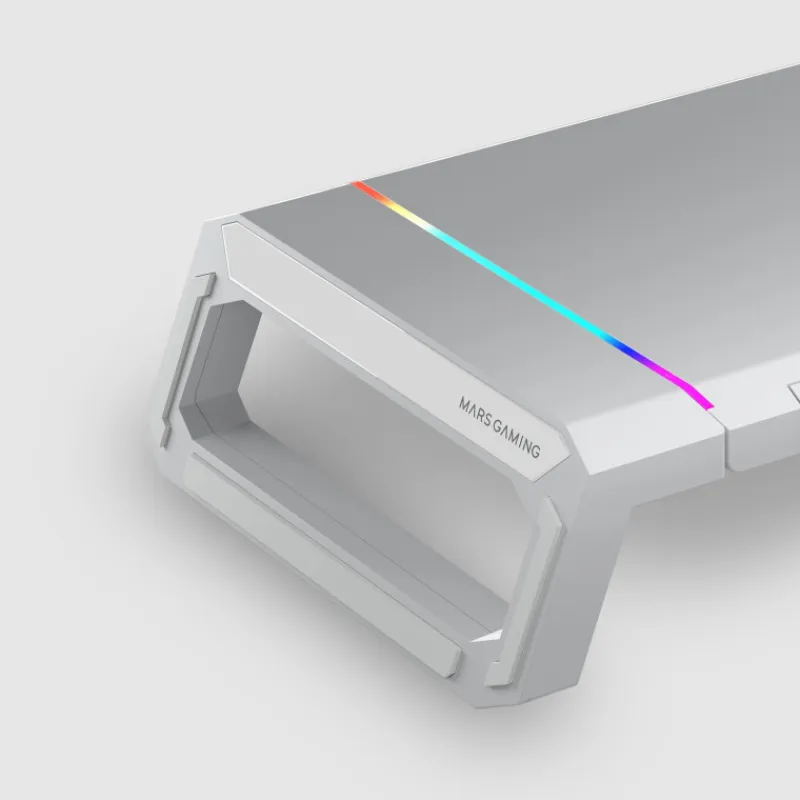 Mars Gaming Gaming De Colores|Mandos Y Volantes Pc Gaming ^Soporte Monitor Chroma MGS-ONE Blanco