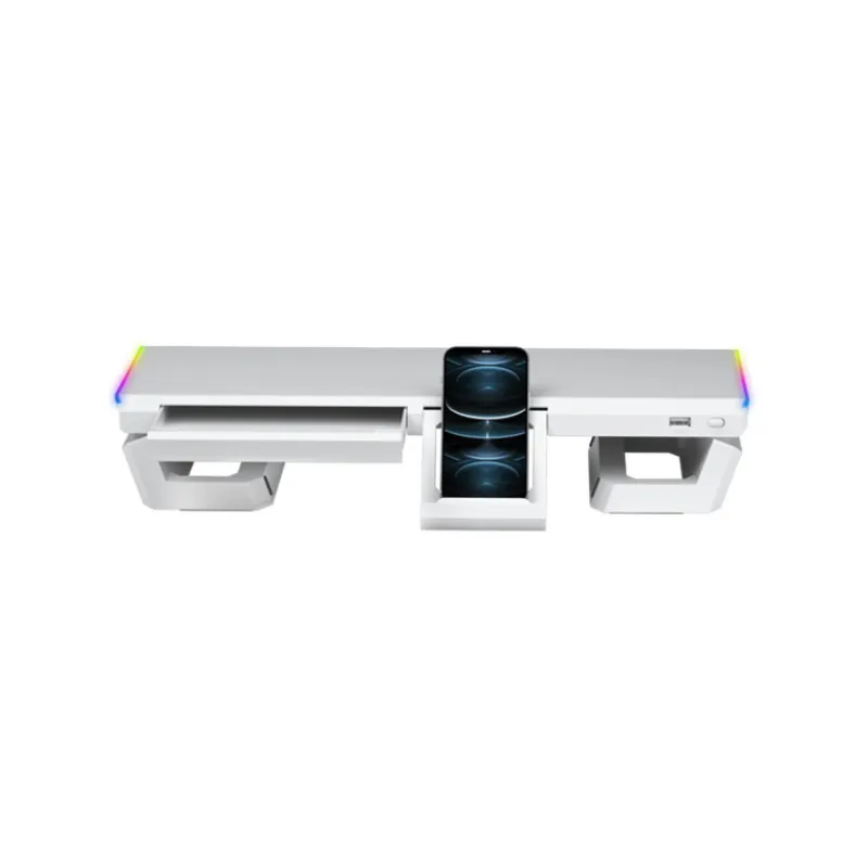 Mars Gaming Gaming De Colores|Mandos Y Volantes Pc Gaming ^Soporte Monitor Chroma MGS-ONE Blanco