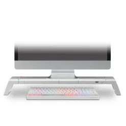 Mars Gaming Gaming De Colores|Mandos Y Volantes Pc Gaming ^Soporte Monitor Chroma MGS-ONE Blanco