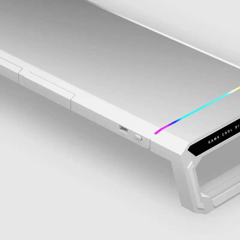 Mars Gaming Gaming De Colores|Mandos Y Volantes Pc Gaming ^Soporte Monitor Chroma MGS-ONE Blanco