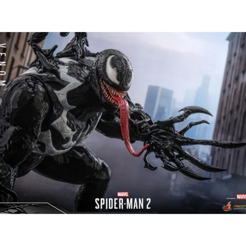 Hot Toys Cosas De Villanos Marvel|Superhéroes Marvel^Spider-Man 2 Figura Videogame Masterpiece 1/6 Venom 53 cm