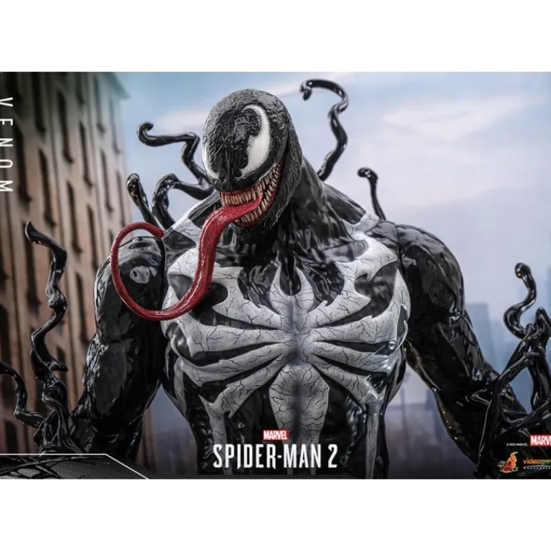 Hot Toys Cosas De Villanos Marvel|Superhéroes Marvel^Spider-Man 2 Figura Videogame Masterpiece 1/6 Venom 53 cm