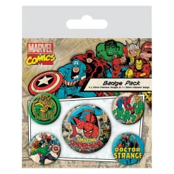 Clearance Spiderman Chapas Retro Superhéroes Marvel|Complementos Marvel