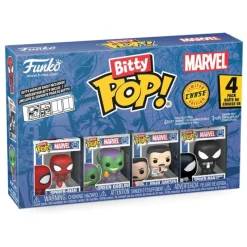 Funko Cosas De Villanos Marvel|Superhéroes Marvel^Spider-Man Pack de 4 Figuras Bitty POP! Vinyl Series 1 2 cm
