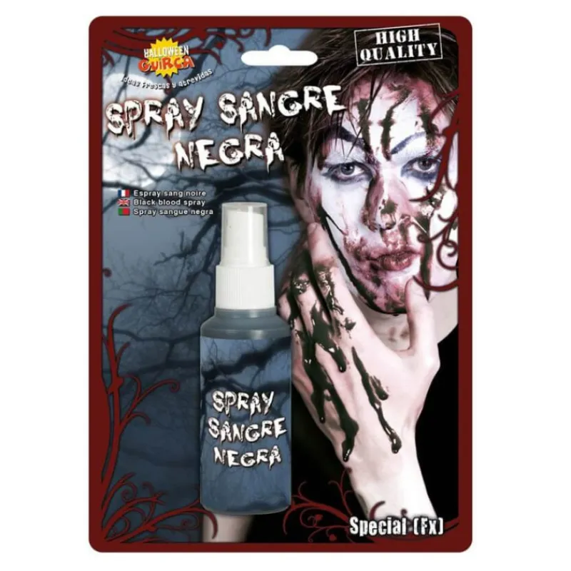 Sale Spray Sangre negra 60 ml Maquillaje Para Disfraces