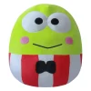 Jazwares Juguetes, Figuras Y Más Regalos Para Peques|Juegos, Peluches Y Chuches ^Squishmallows Peluche Sanrio Keroppi Traje Rayas Rojas 25 cm