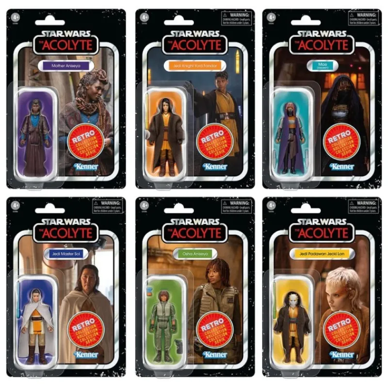 Hasbro Replicas Y Coleccionismo Star Wars ^Star Wars: Acolyte Retro Collection Pack de 6 Figuras 10 cm