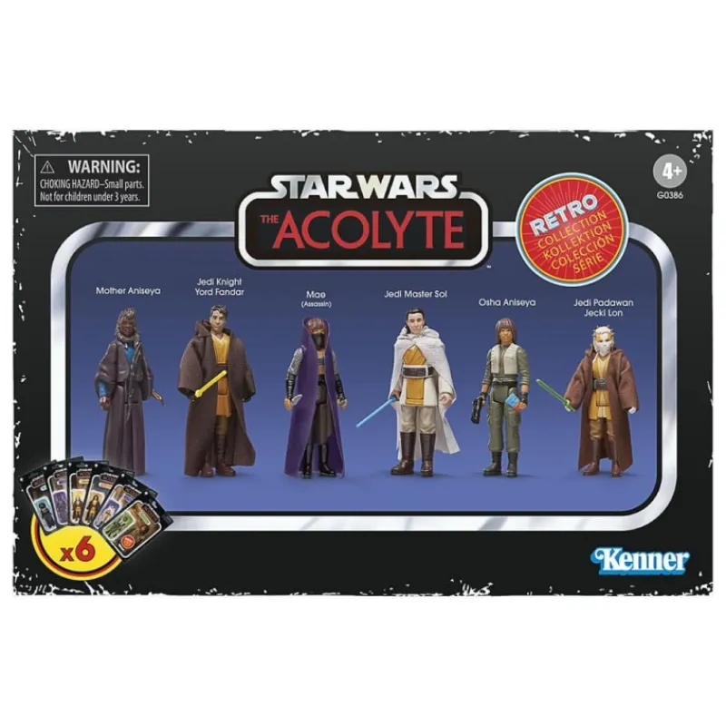 Hasbro Replicas Y Coleccionismo Star Wars ^Star Wars: Acolyte Retro Collection Pack de 6 Figuras 10 cm