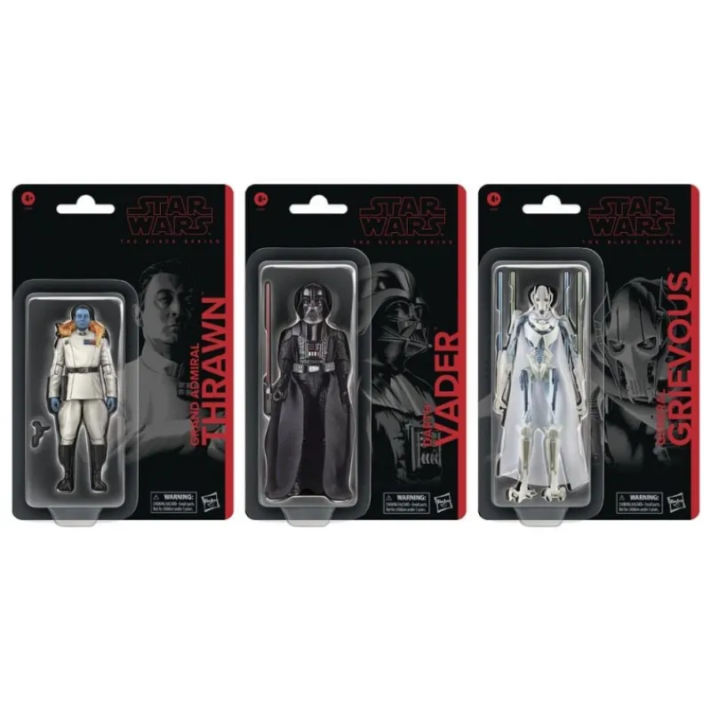 Outlet Star Wars Black Series Pack 3 Figuras 15 cm Masters of Evil Regalos Star Wars Por Personaje |Replicas Y Coleccionismo Star Wars