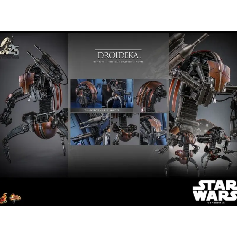 Hot Toys Regalos Star Wars Por Personaje |Replicas Y Coleccionismo Star Wars ^Star Wars Episode I Figura Movie Masterpiece 1/6 Droideka 27 cm