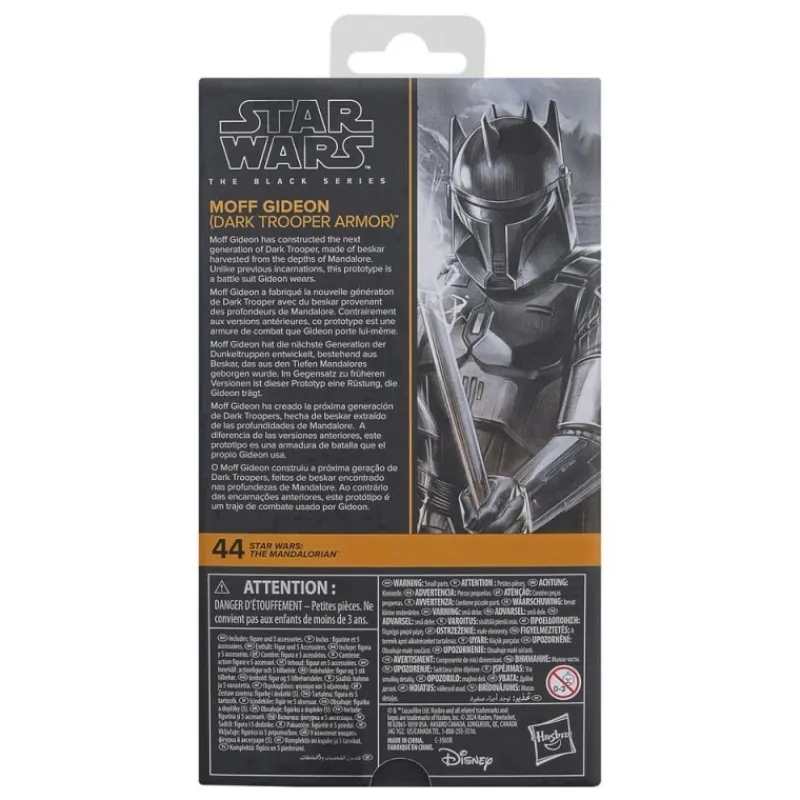 Hasbro The Mandalorian^Star Wars: Figura Moff Gideon (Dark Trooper Armor) Black Series 15 cm