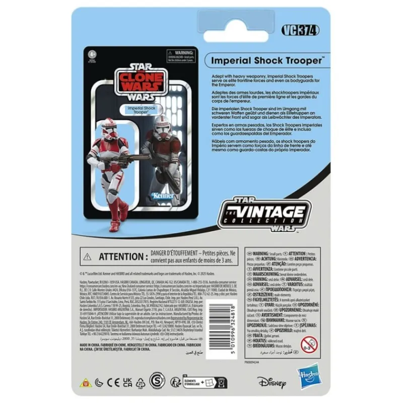 Star Wars: The Clone Wars Figura Imperial Shock Trooper 10 cm Replicas Y Coleccionismo Star Wars