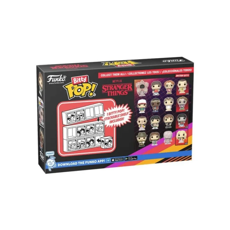 New Stranger Things Pack 4 Figuras Bitty POP! Vinyl Demogorgon 2,5 cm Stranger Things
