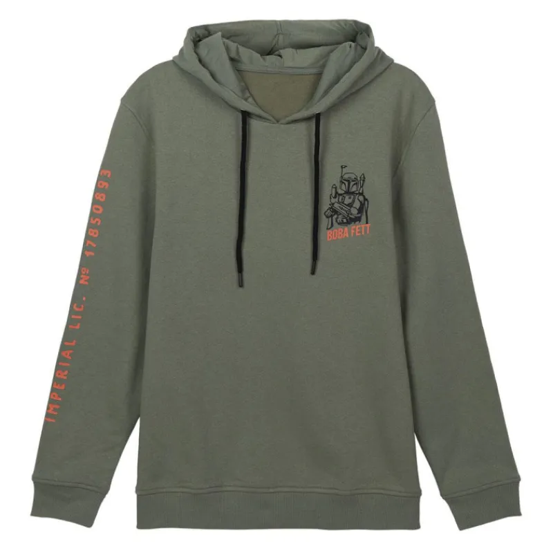 Cerdá Adult The Mandalorian|Regalos Star Wars Por Personaje ^Sudadera Boba Fett Star Wars