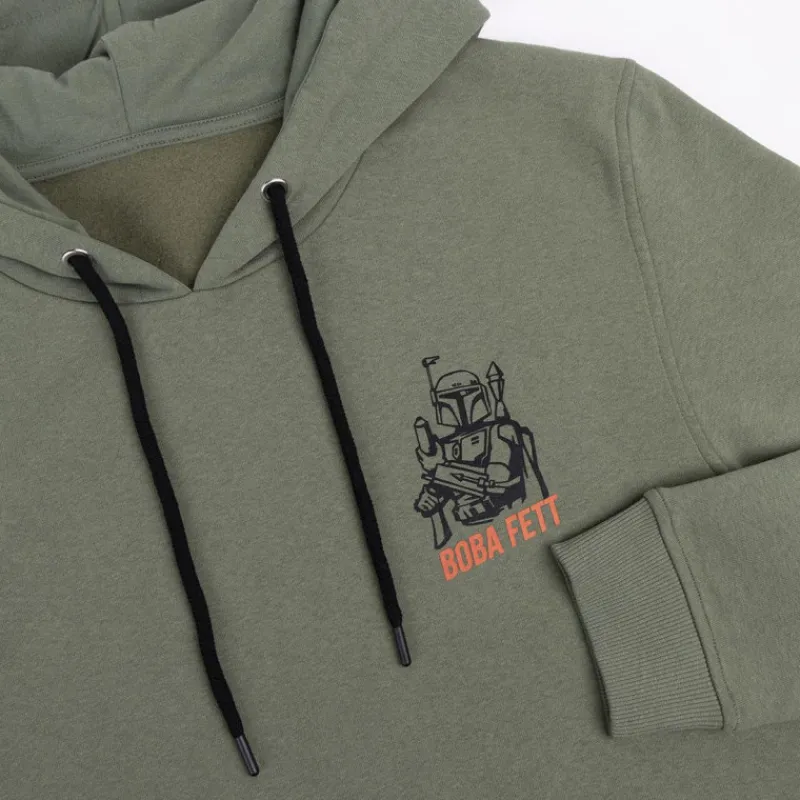 Cerdá Adult The Mandalorian|Regalos Star Wars Por Personaje ^Sudadera Boba Fett Star Wars