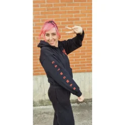 DIFUZED Regalos De Superhéroes Dc|Moda Dc^Sudadera Chica Catwoman Selina Kyle