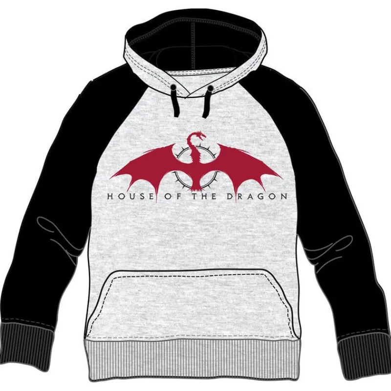 Hot Sudadera con capucha House of the Dragon Juego De Tronos Y La Casa Del Dragón