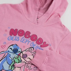 Best Sudadera con Capucha Stitch Rosa para Niños 6-14 Años Niños Disney Para Niñas|Ropa Y Téxtil: Cosas Que Ponerse Para Niños